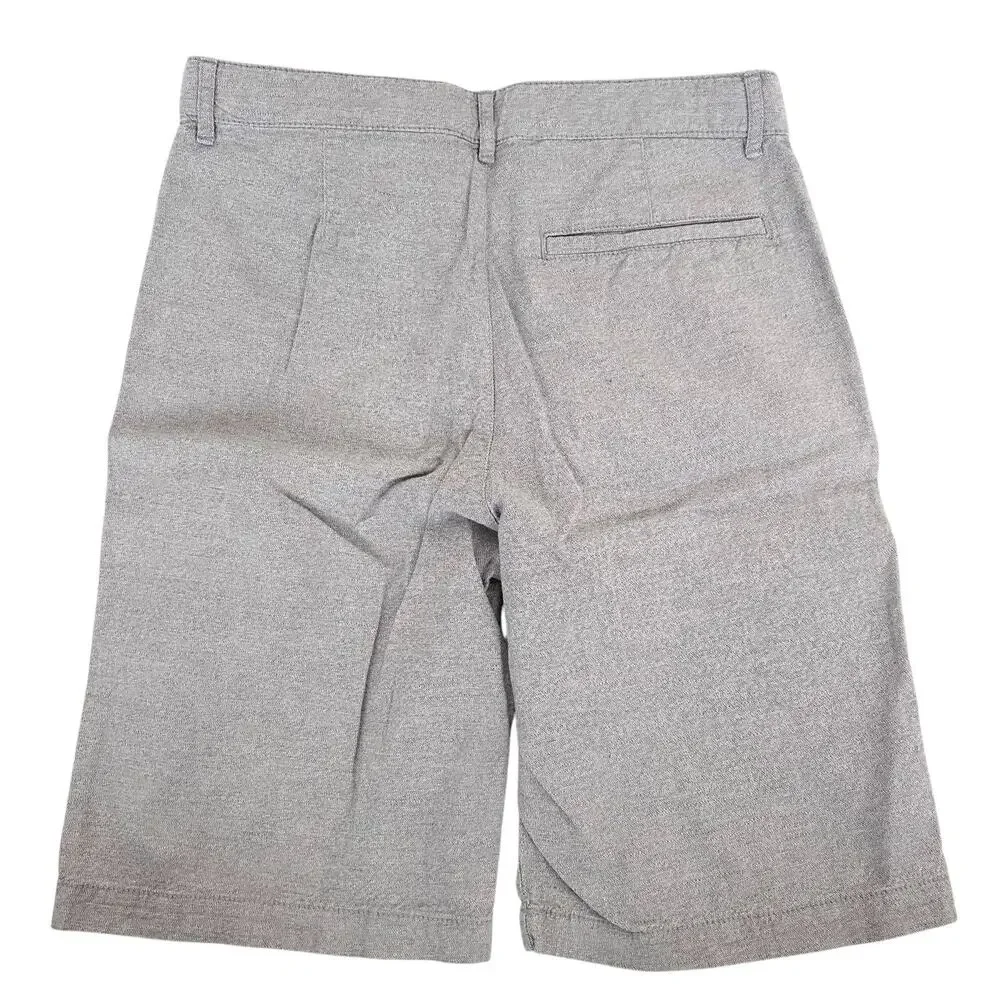 Old Navy Gray Flat Front Shorts Sz 14 Boys